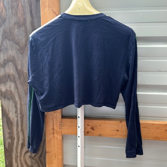 Alpha Striped Cropped Top (Dar) - Picture 3 of 3